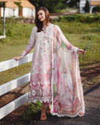 Mushq Solace Ombre Luxury Lawn - Dew Drift