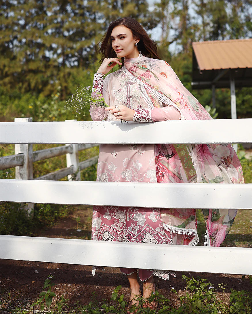 Mushq Solace Ombre Luxury Lawn - Dew Drift