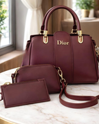 🎀  Christian Dior High Quality 3 Pcs Shoulder Bag 🎀