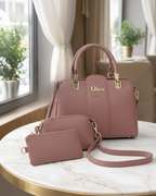 🎀  Christian Dior High Quality 3 Pcs Shoulder Bag 🎀