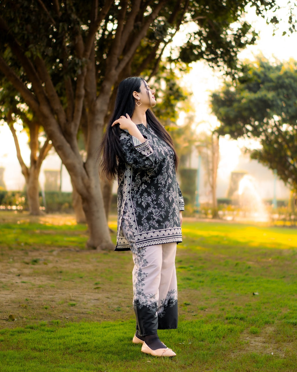 Dilruba digital printed 2pc