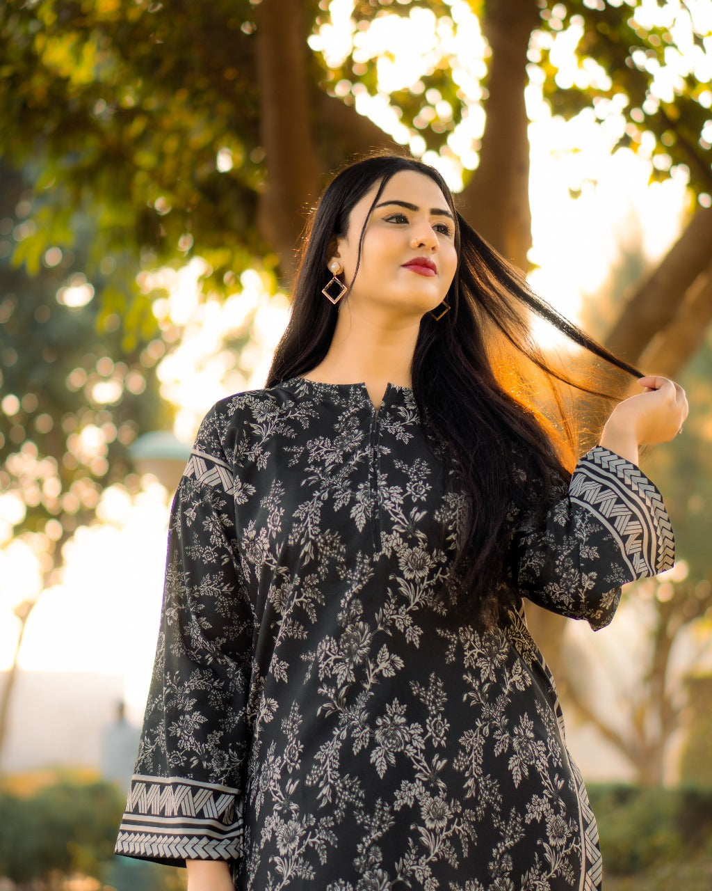 Dilruba digital printed 2pc