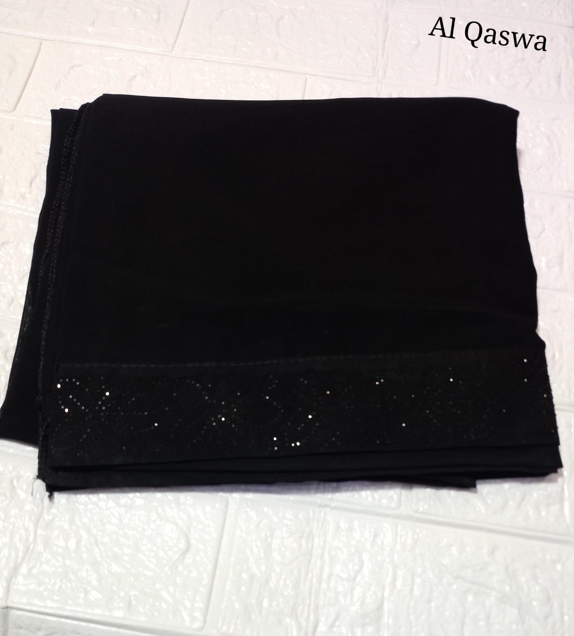 Irani big size border stone chadar