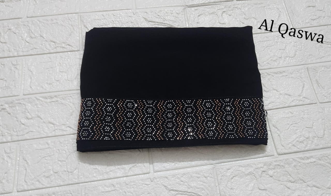 Irani big size border stone chadar