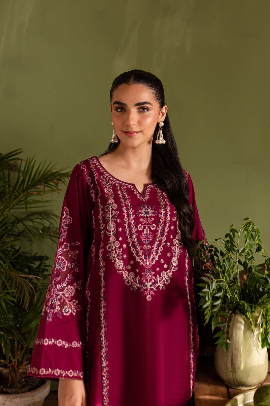 Zeenat embroidery 2pc (heavy embroidery)