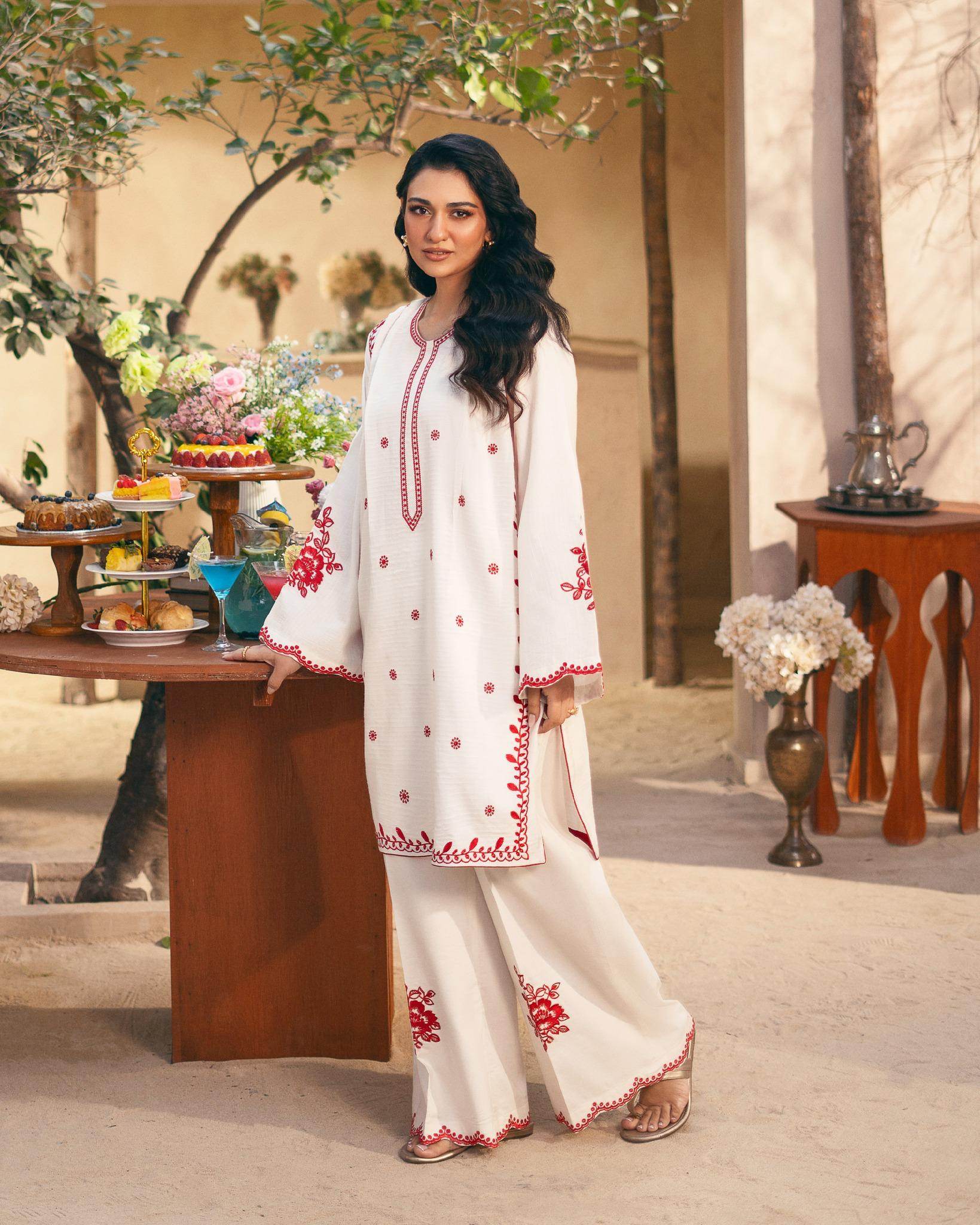 Alyana emb 2pc - Andaz By Uneza Fazeel