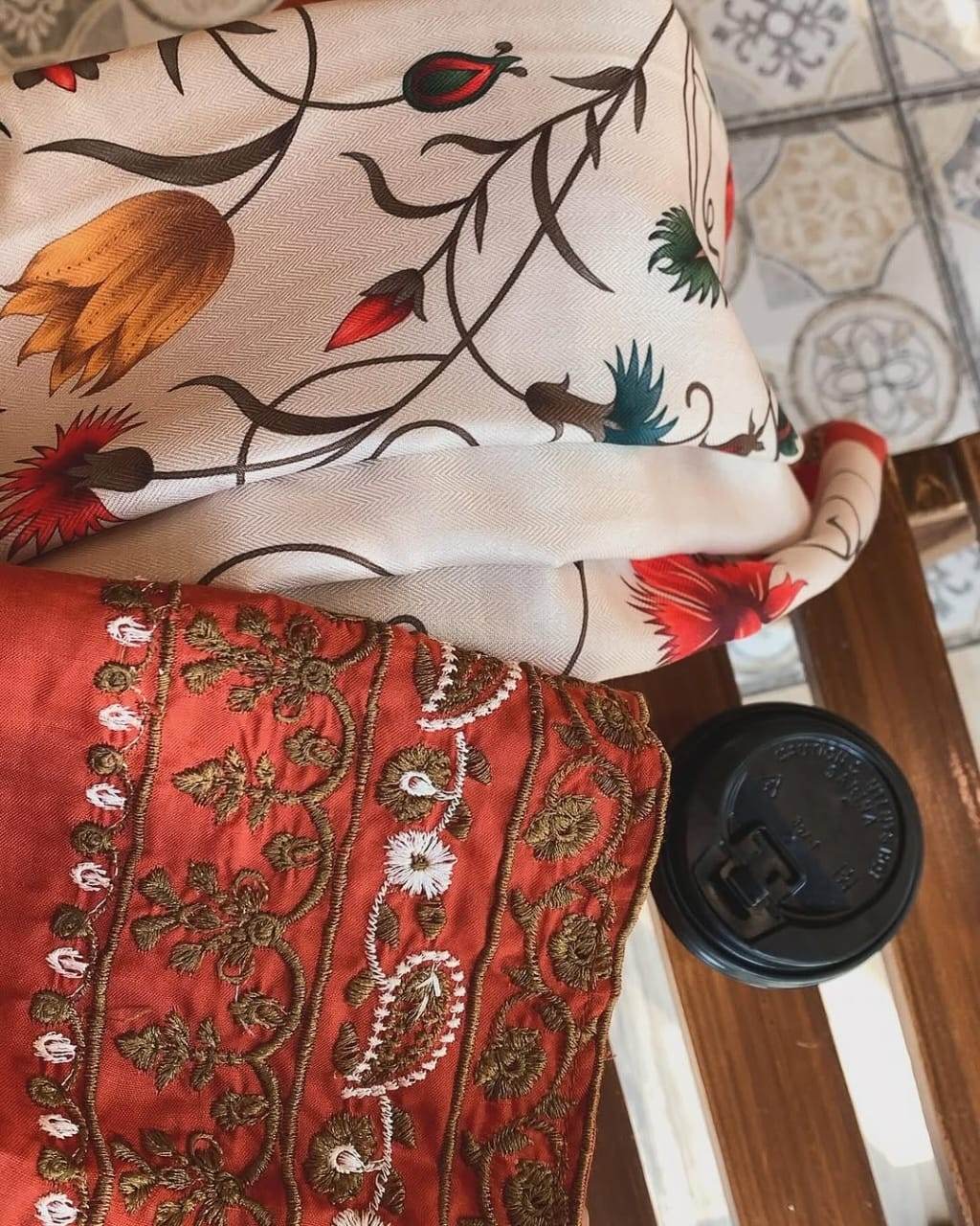Ayat- 3pc embroidered with digital duppata - Andaz By Uneza Fazeel