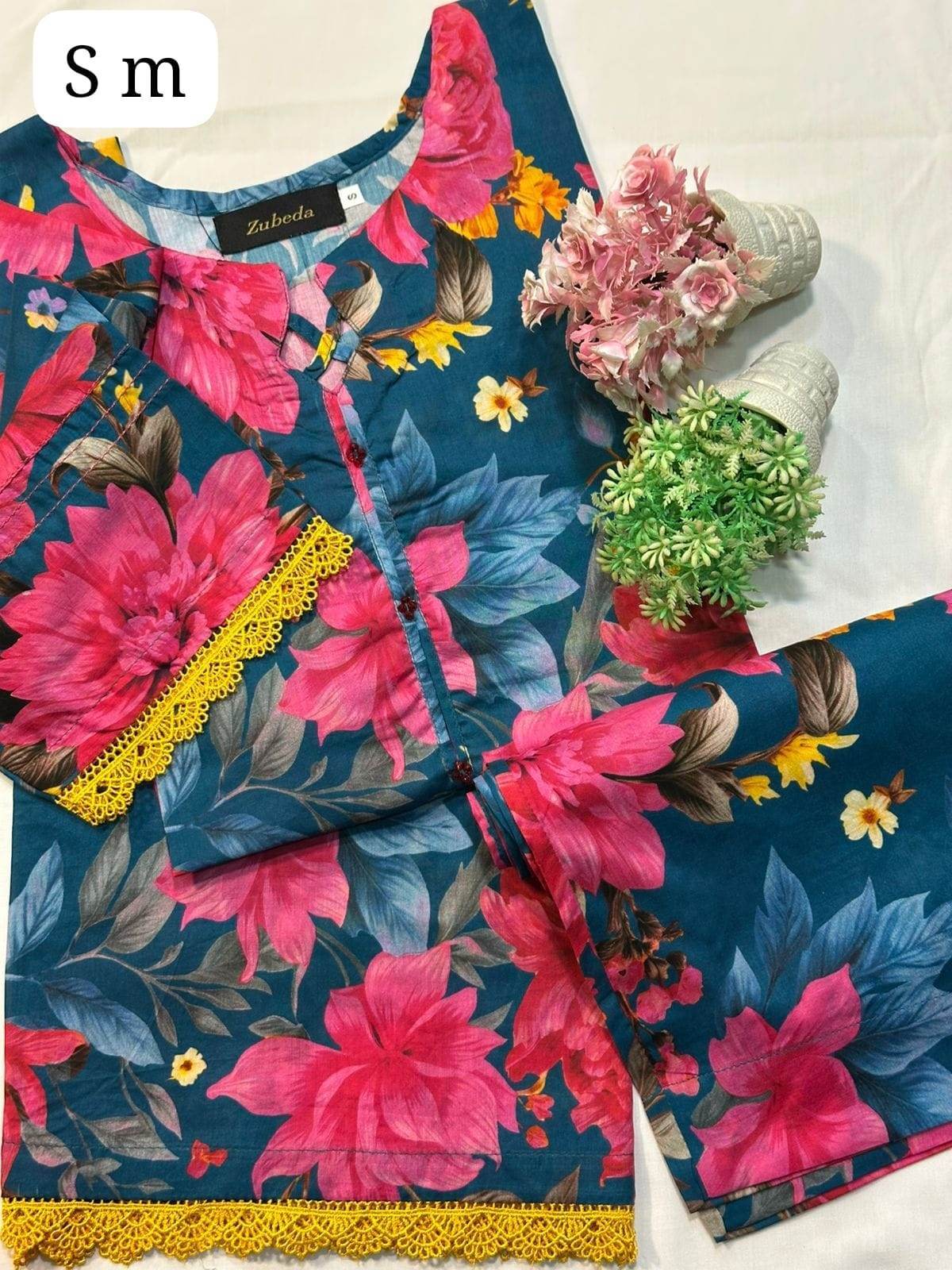 2 piece & premium printed lawn m-prints by zubeda - Andaz By Uneza Fazeel