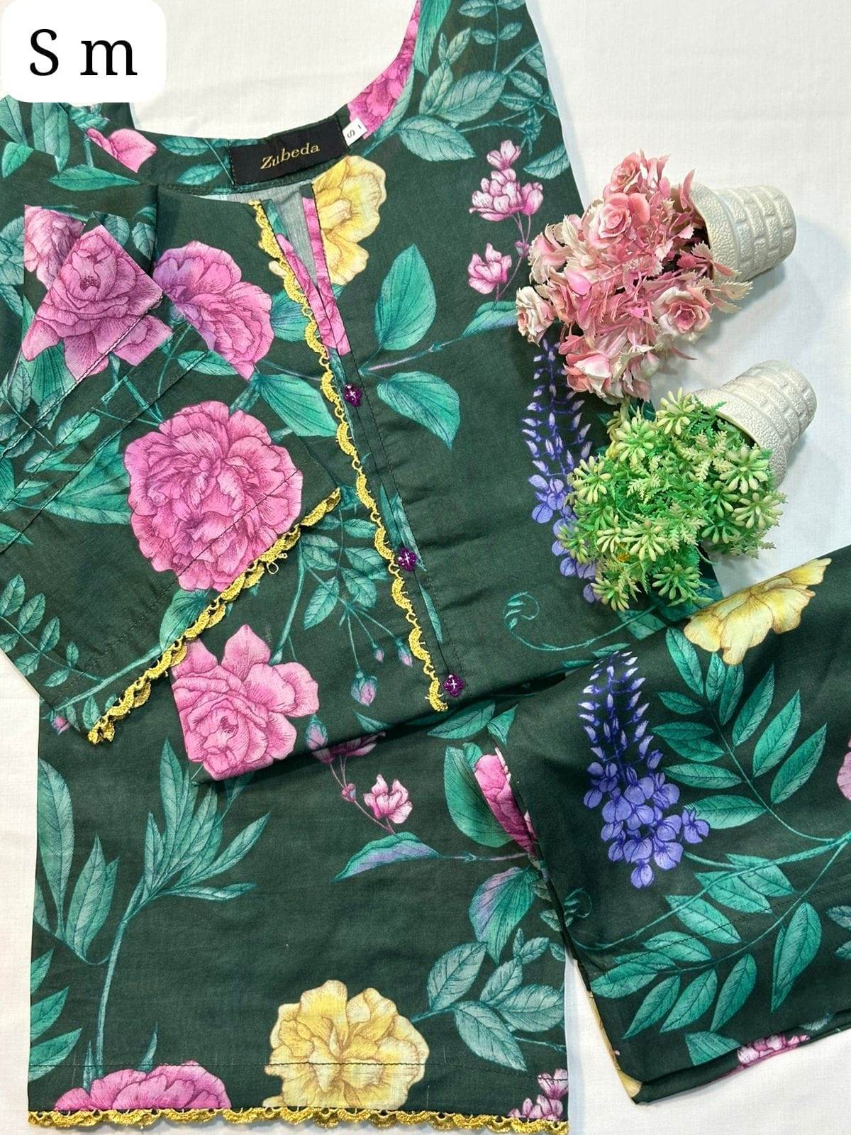 2 piece & premium printed lawn m-prints by zubeda - Andaz By Uneza Fazeel