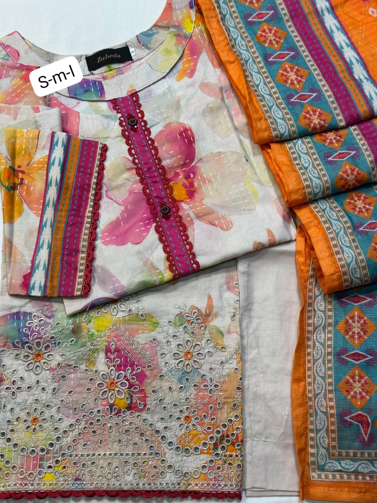 Embroidered collection