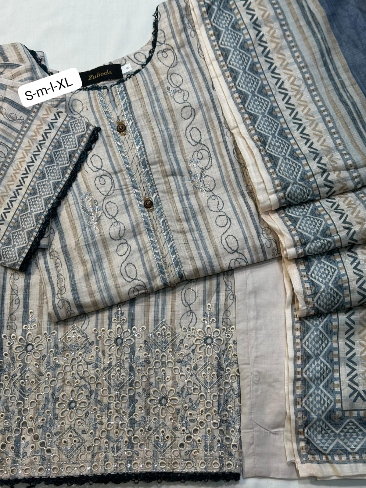 Embroidered collection