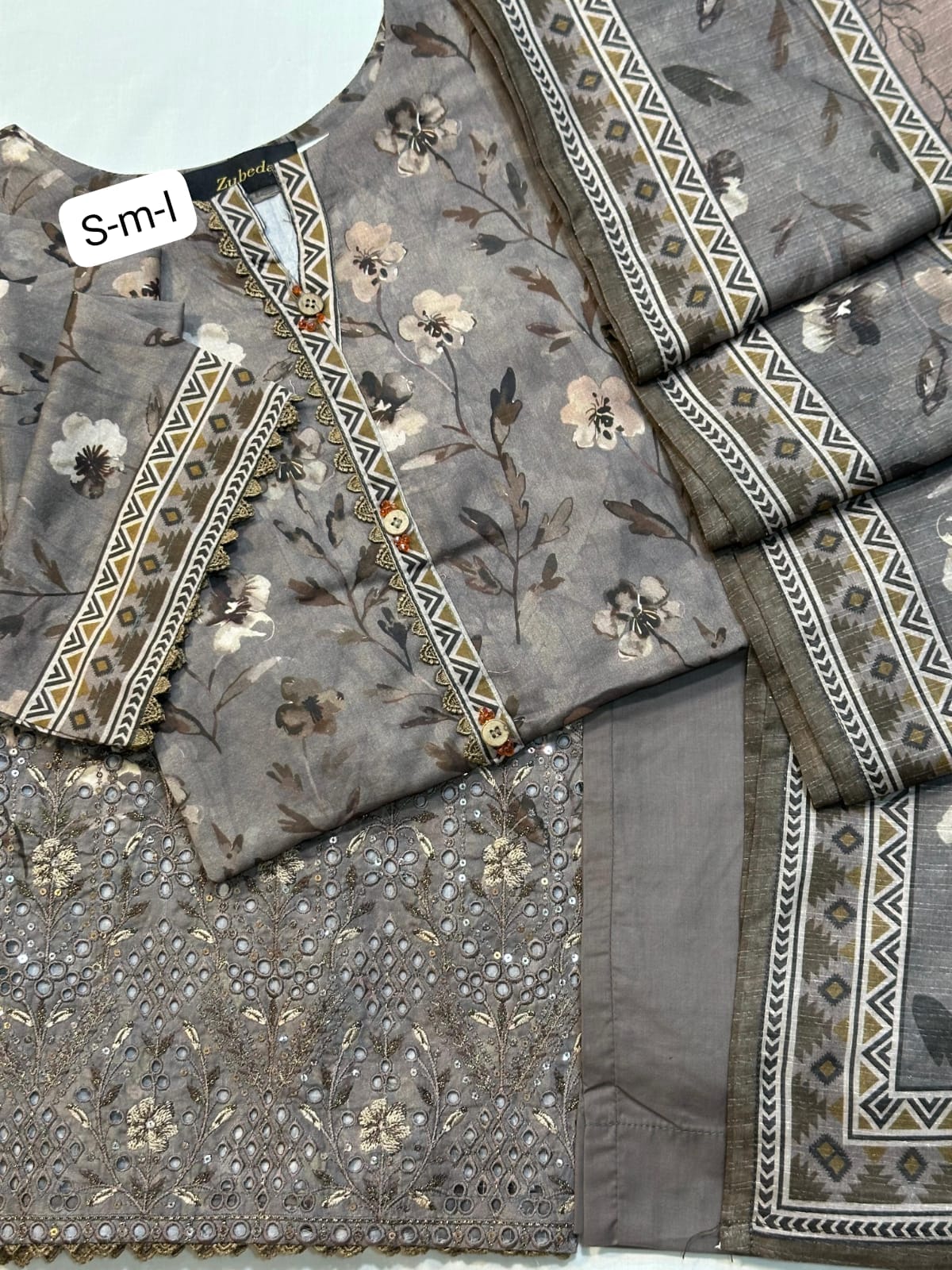 Embroidered collection