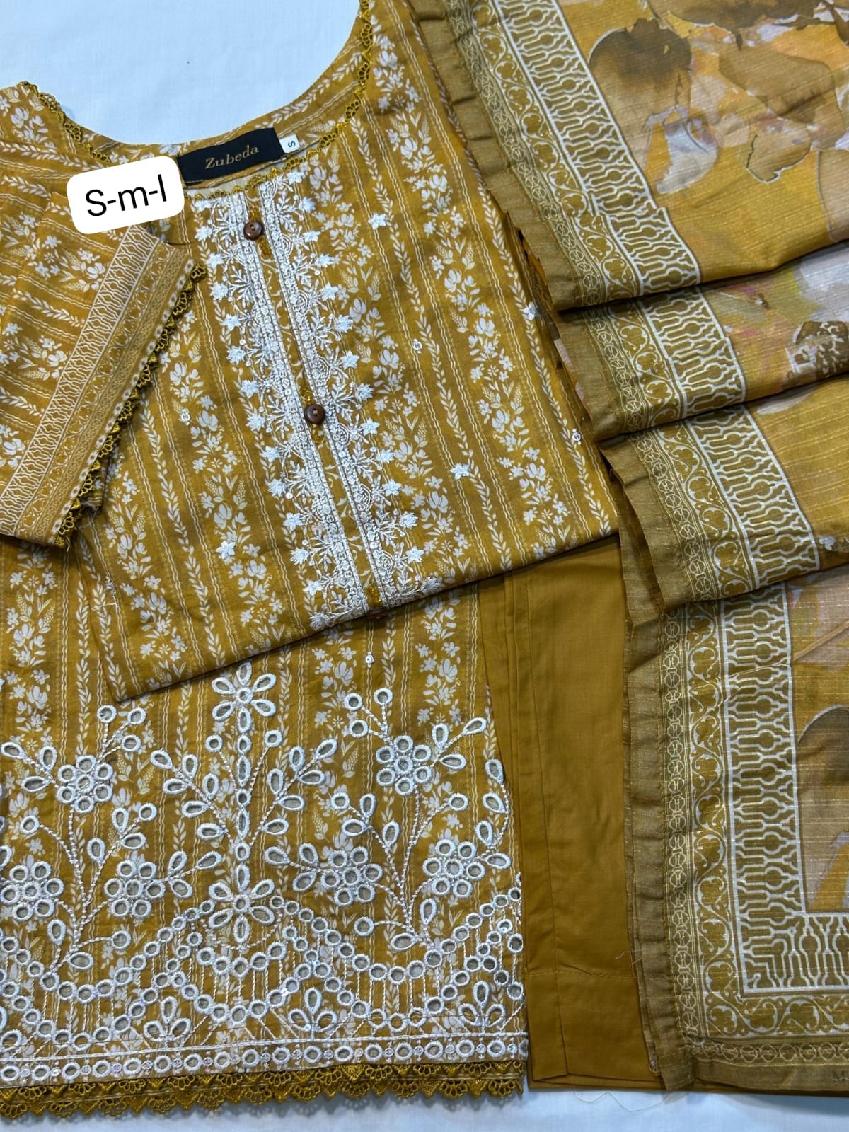 Embroidered collection