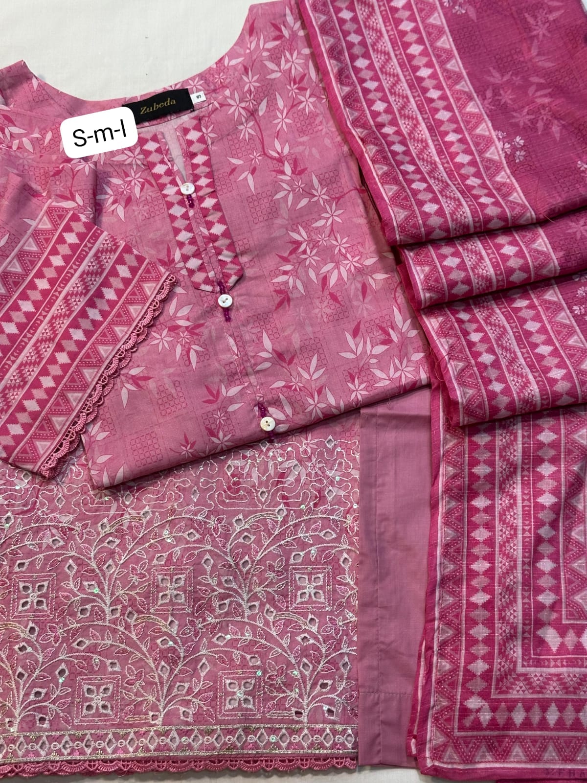 Embroidered collection