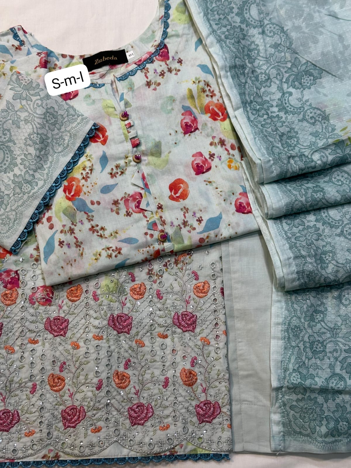 Embroidered collection