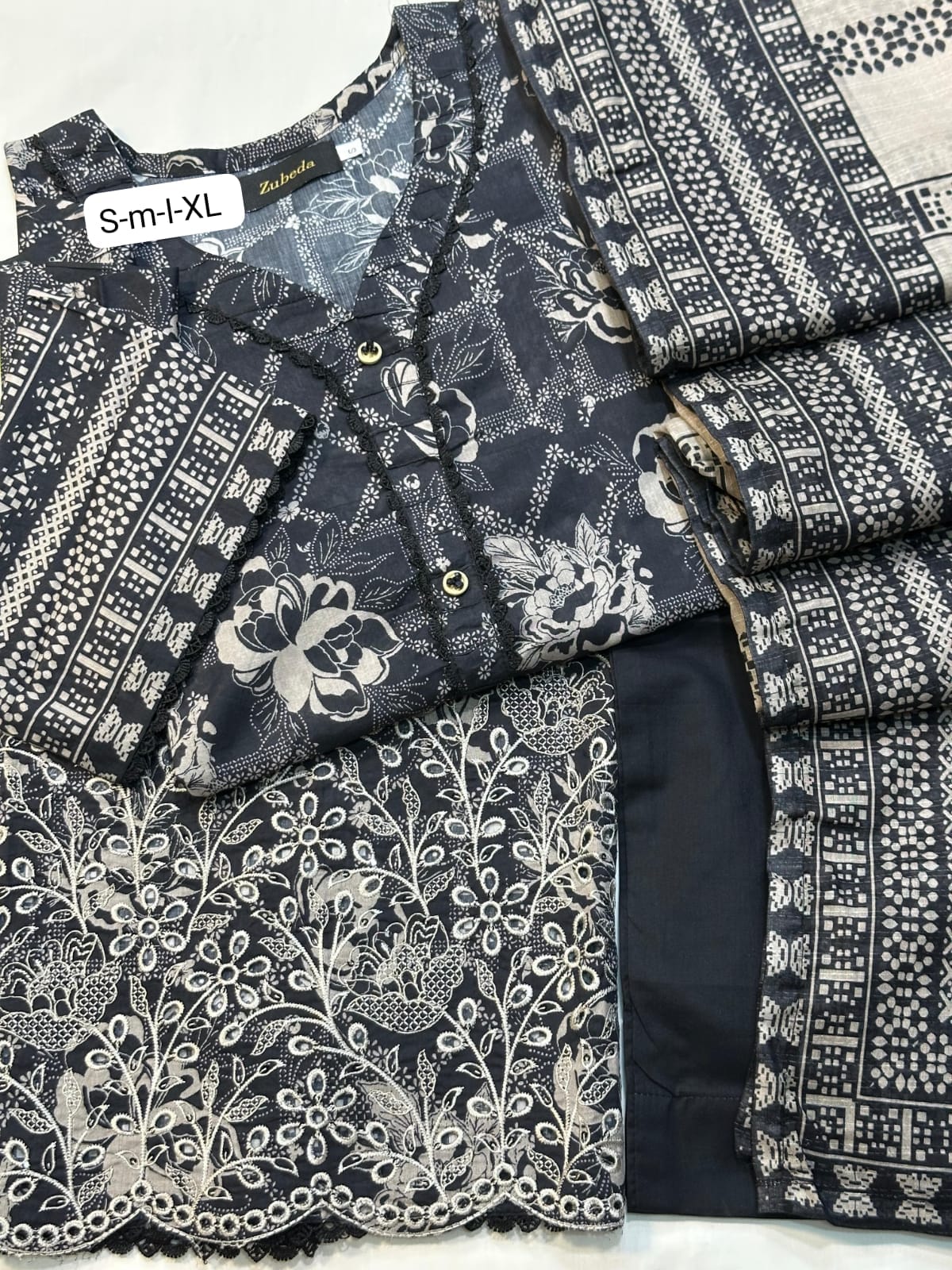 Embroidered collection