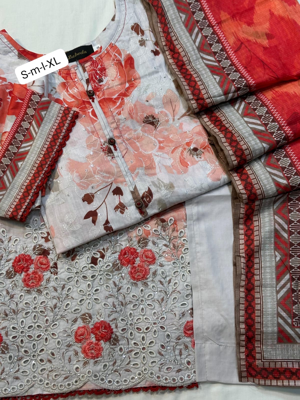 Embroidered collection