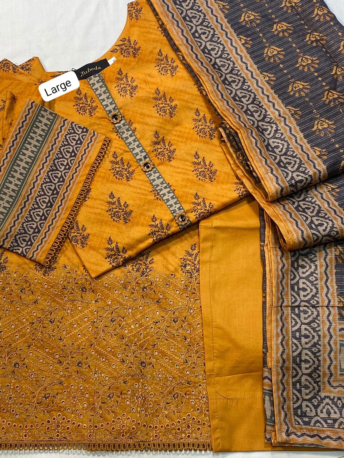 Embroidered collection