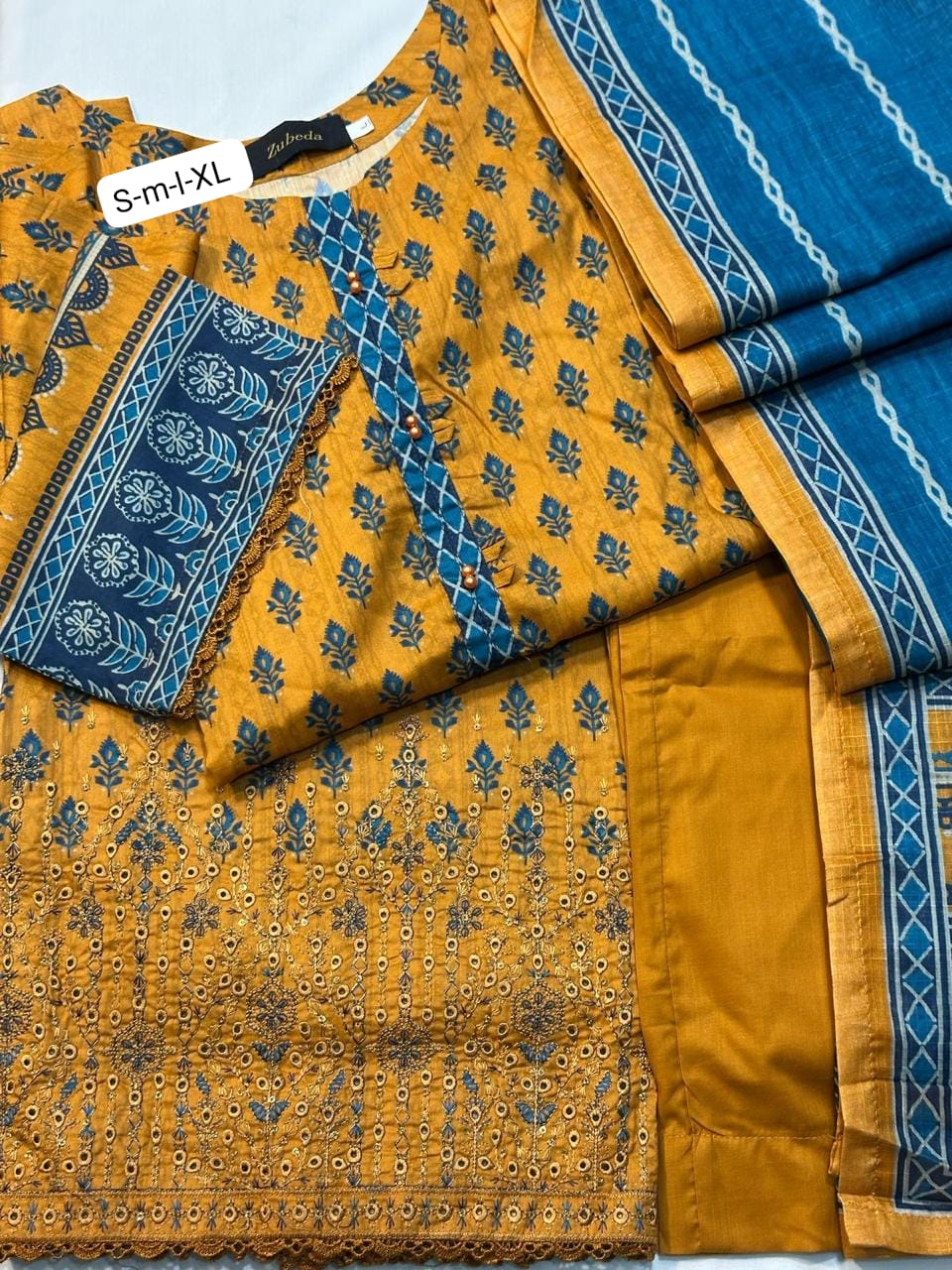 Embroidered collection