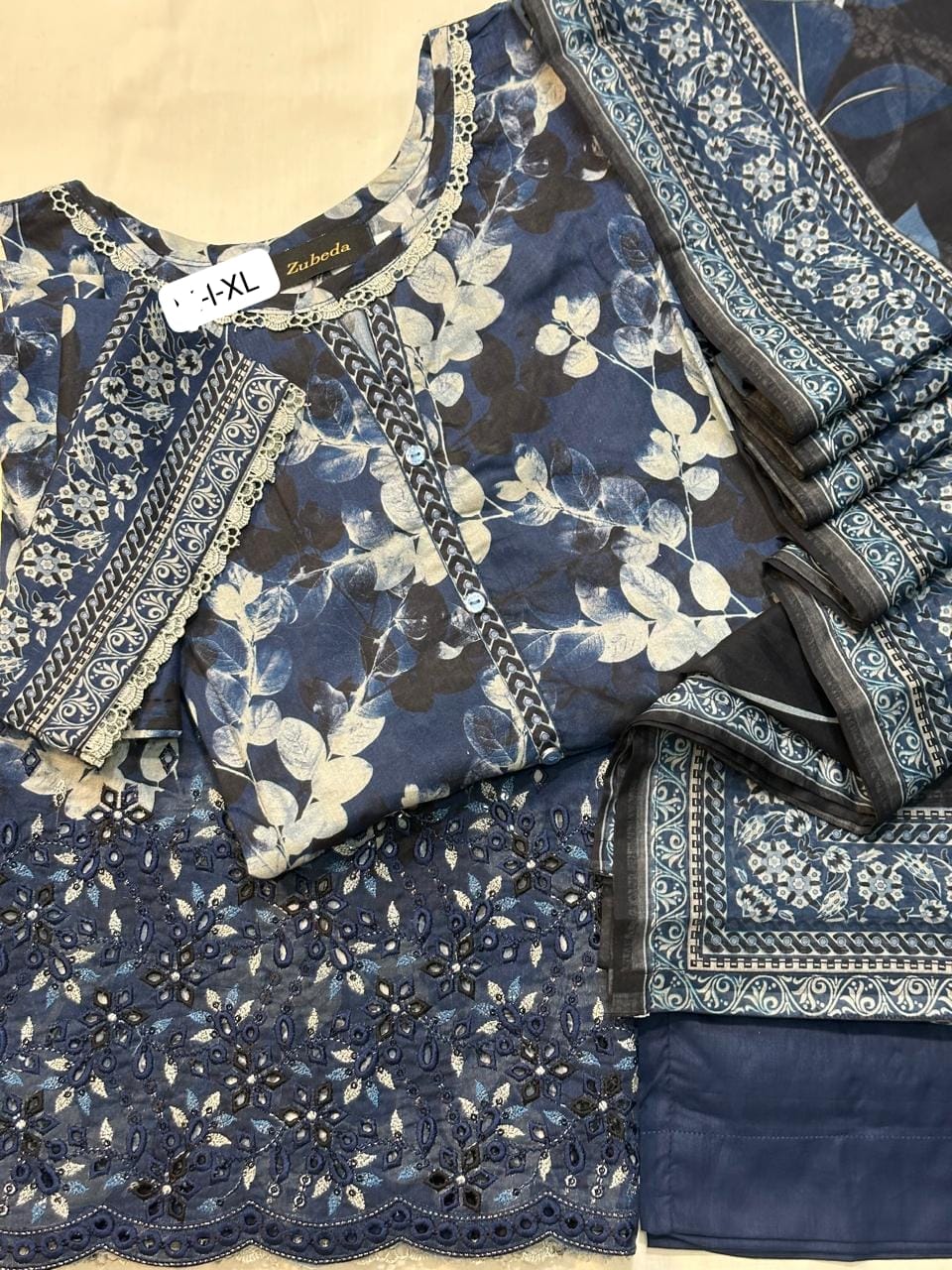 Embroidered collection