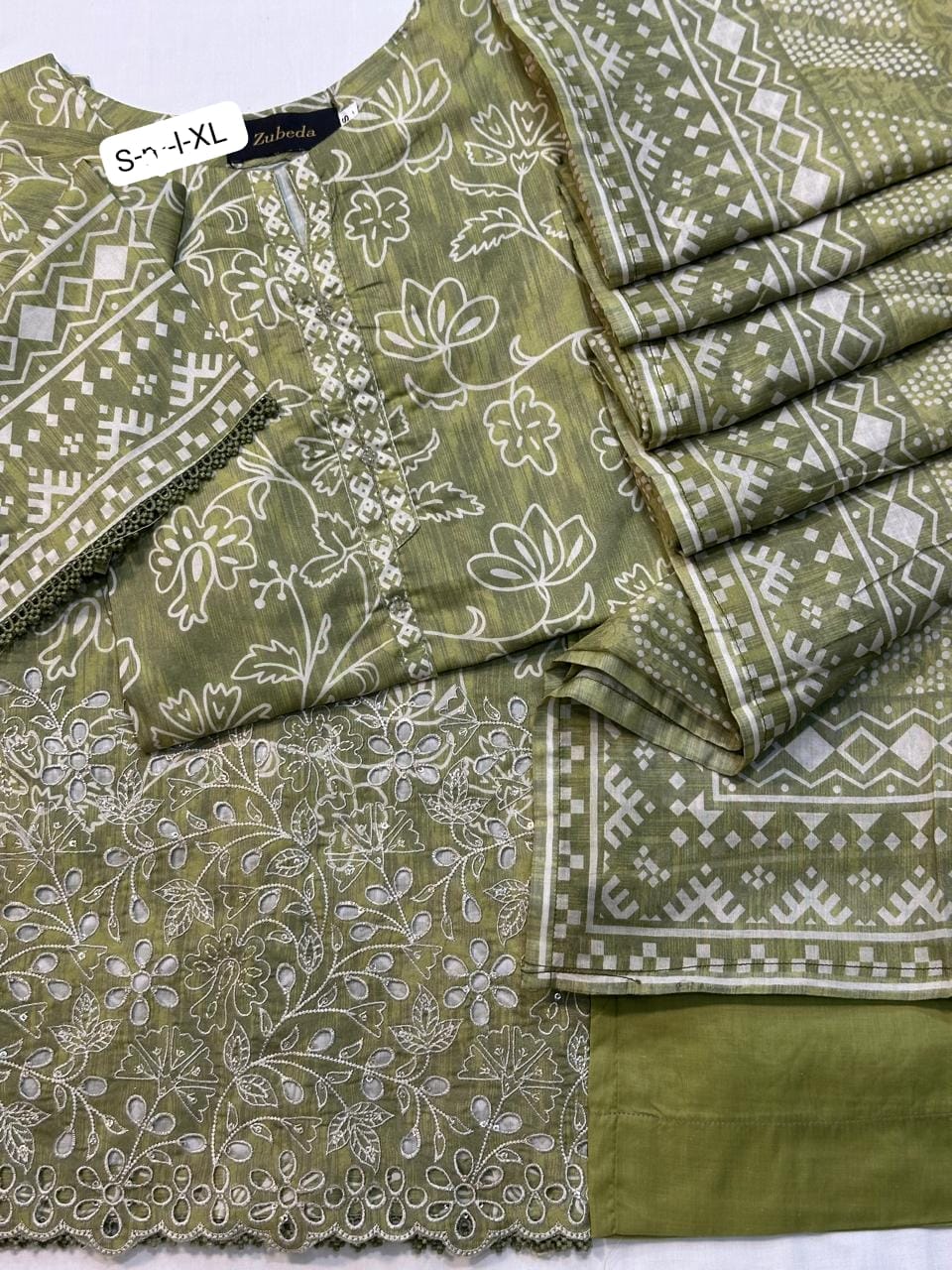 Embroidered collection