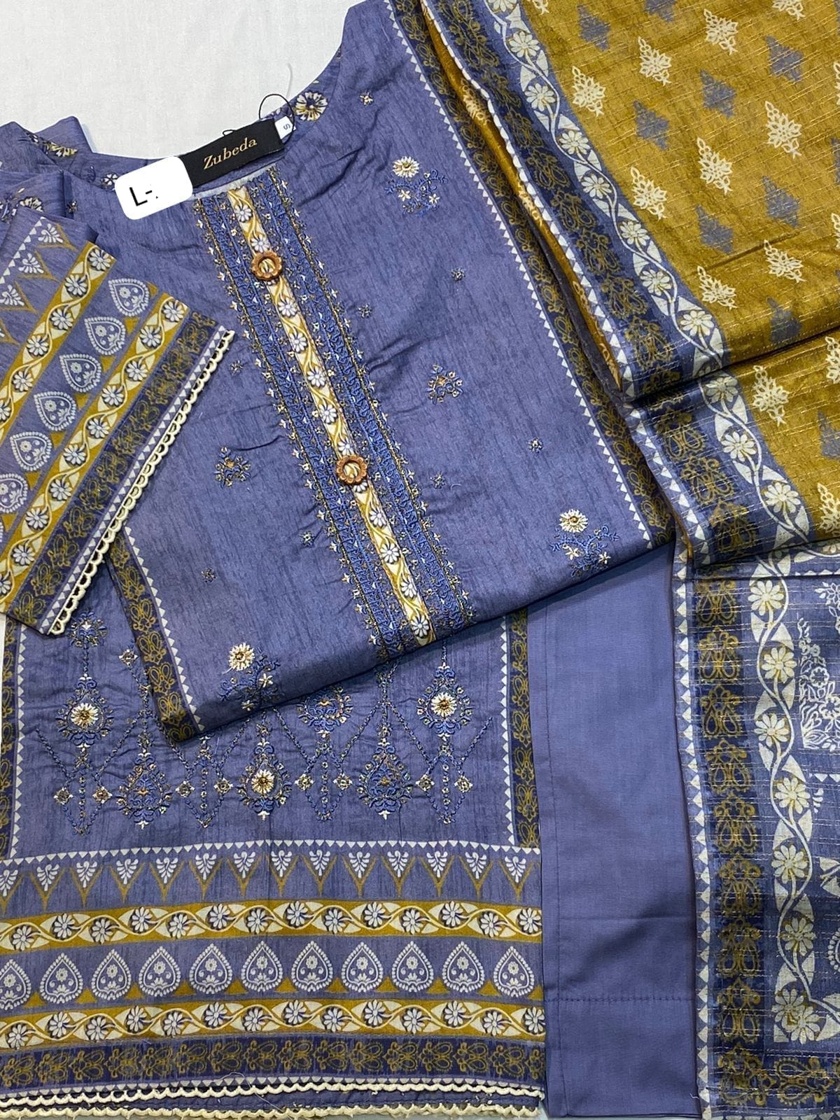 Embroidered collection