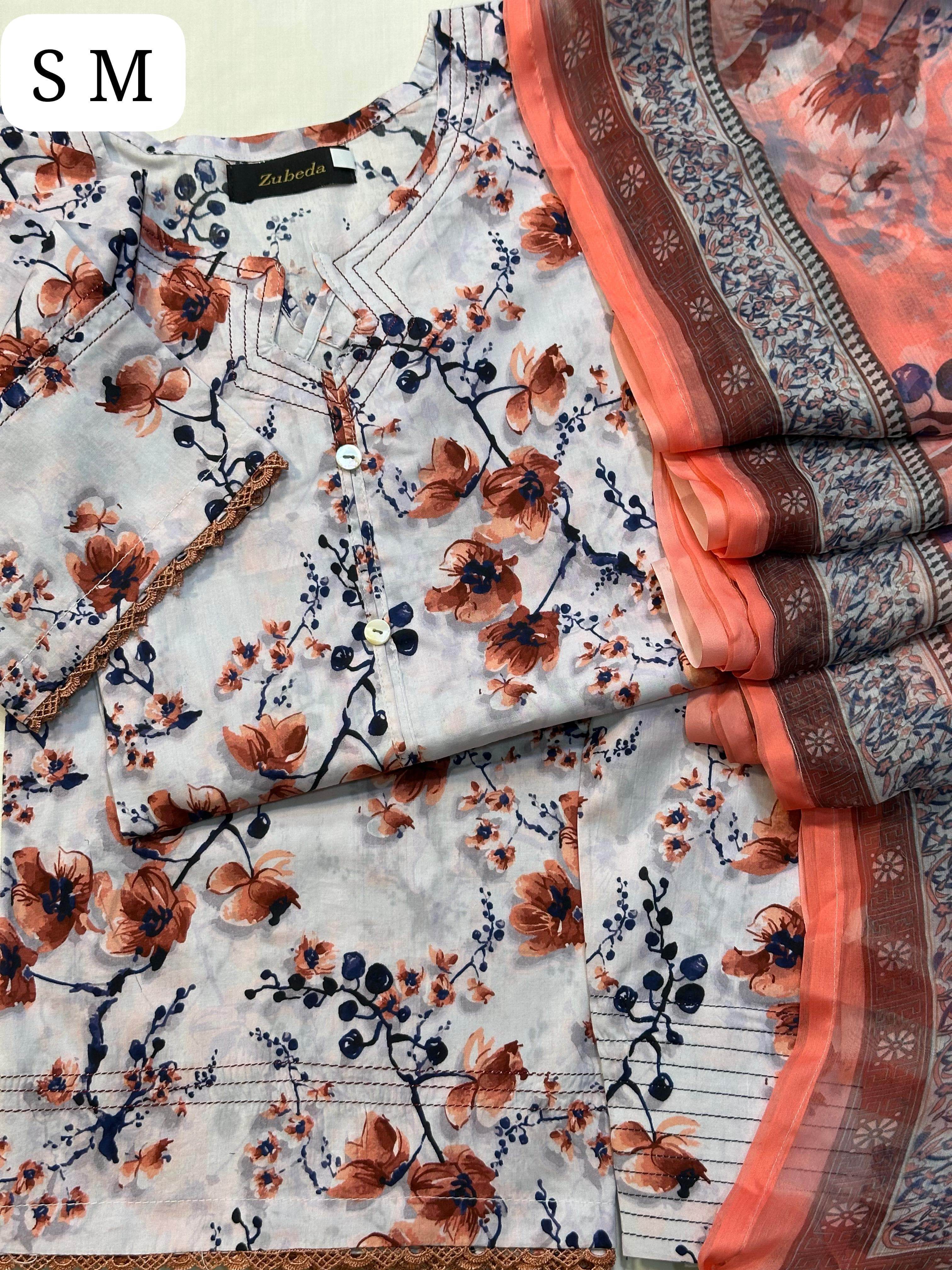 Bamber chiffon dupatta collection - Andaz By Uneza Fazeel