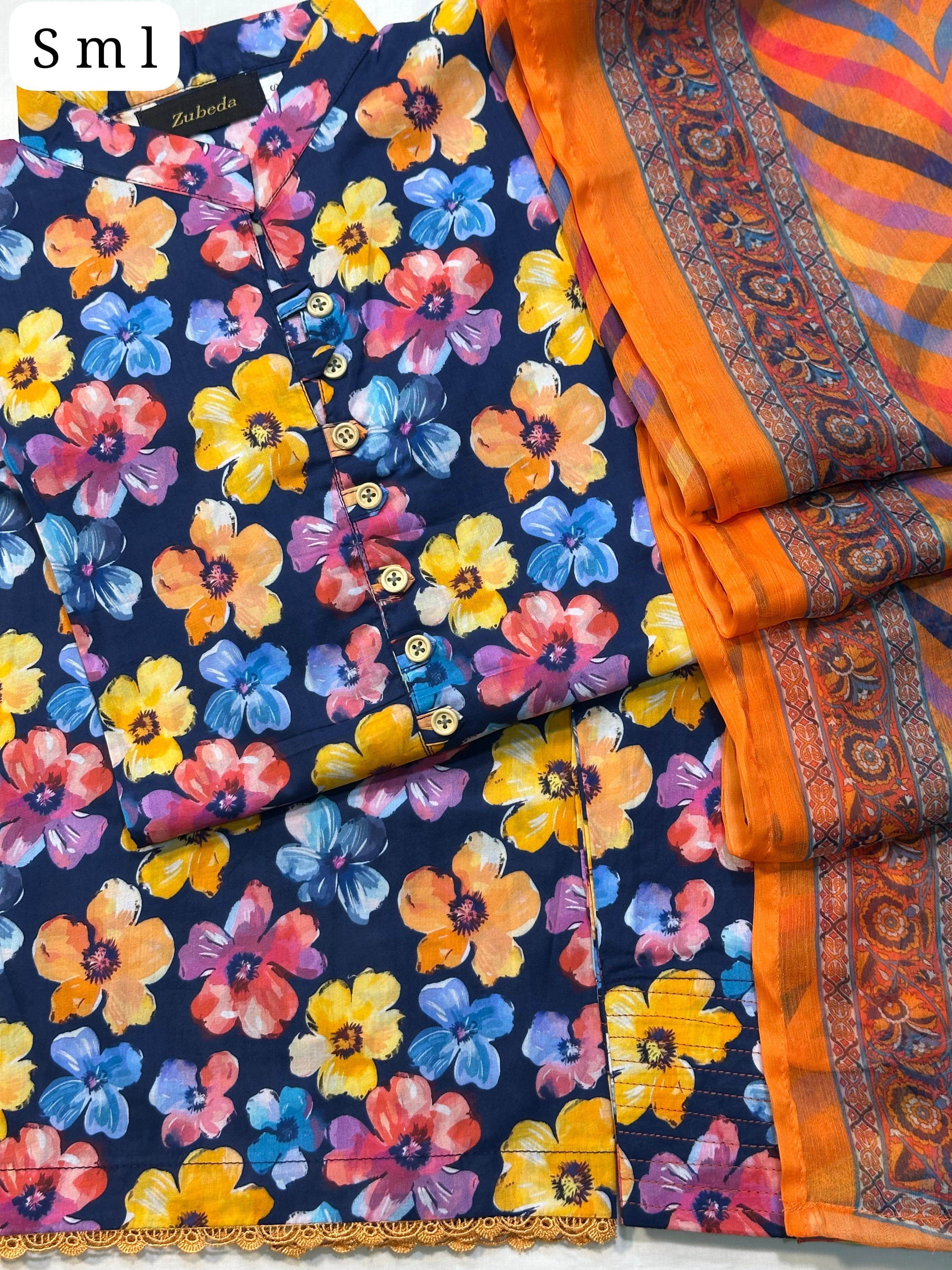 Bamber chiffon dupatta collection - Andaz By Uneza Fazeel