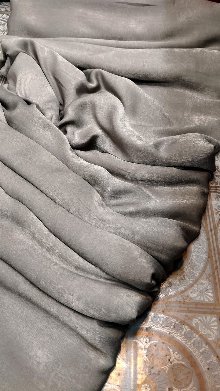 Chromatic colour marble silk (velvet silk)