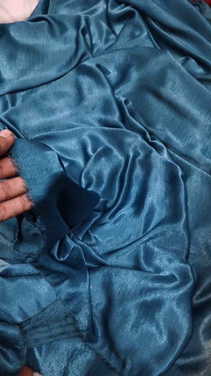 Chromatic colour marble silk (velvet silk)