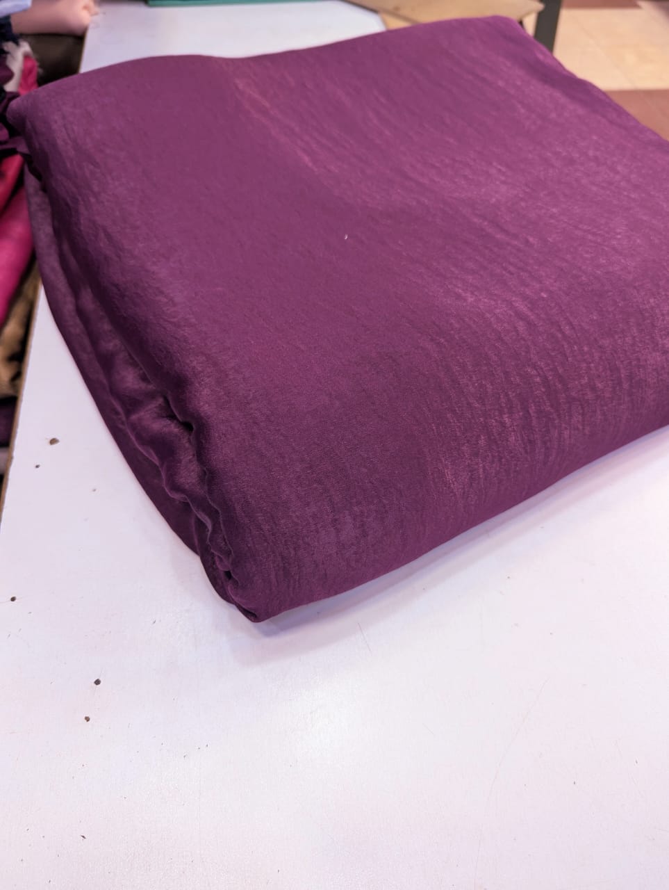 Chromatic colour marble silk (velvet silk)