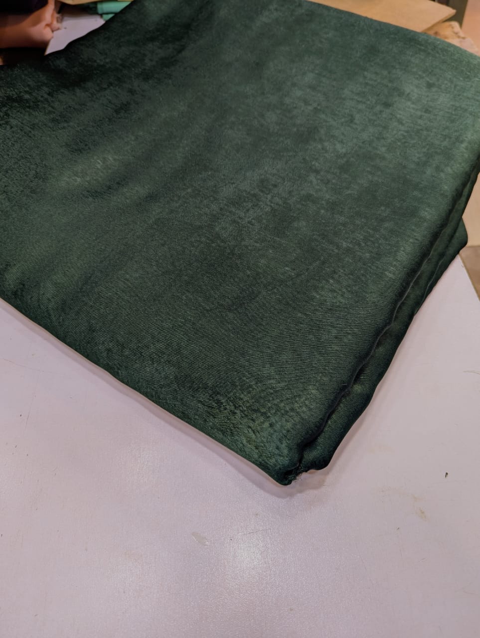 Chromatic colour marble silk (velvet silk)