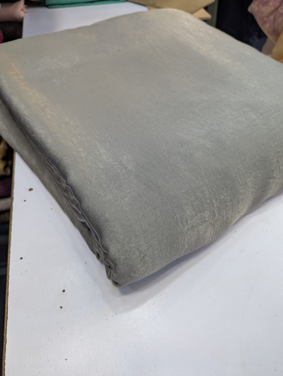 Chromatic colour marble silk (velvet silk)