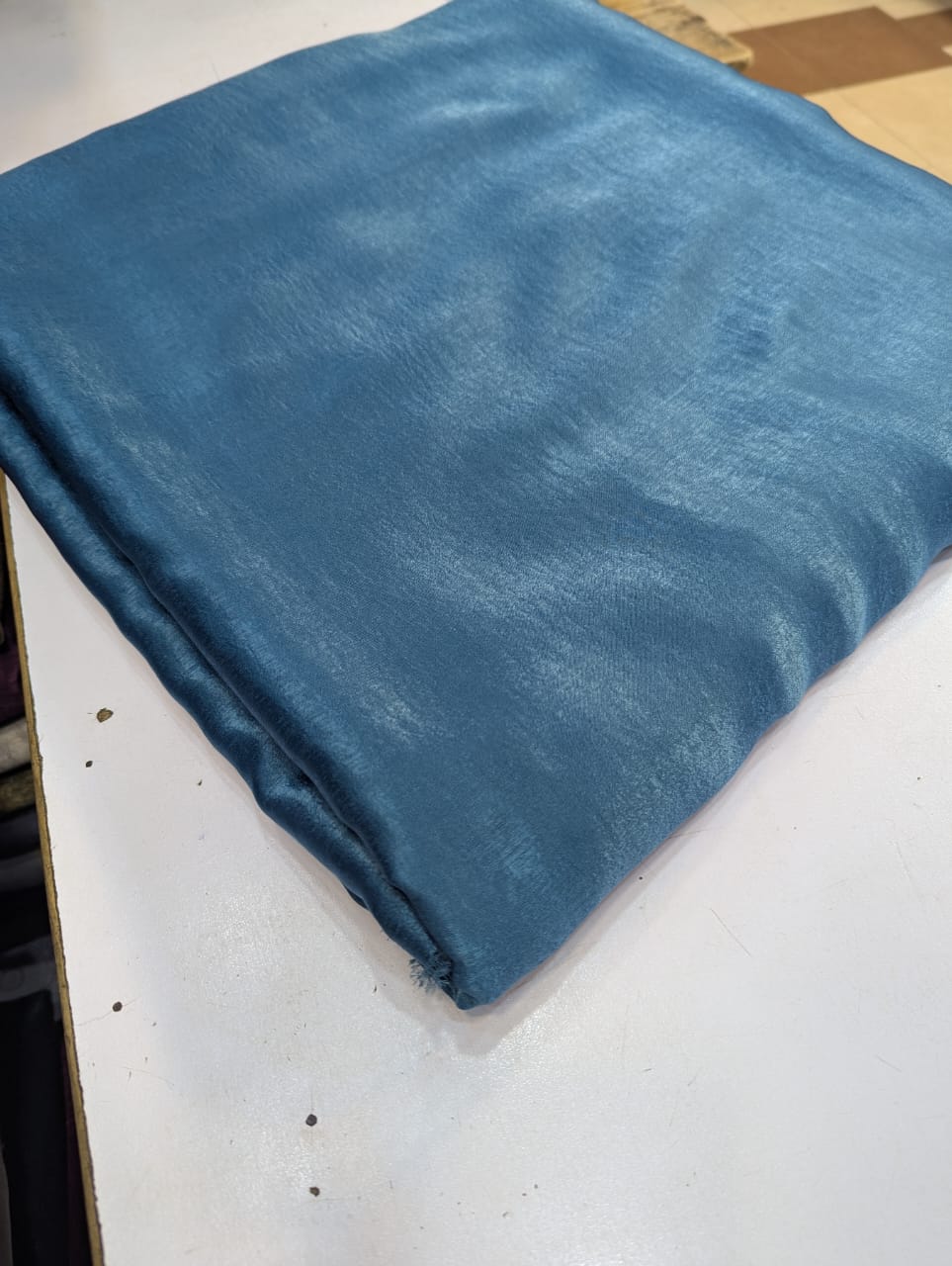 Chromatic colour marble silk (velvet silk)