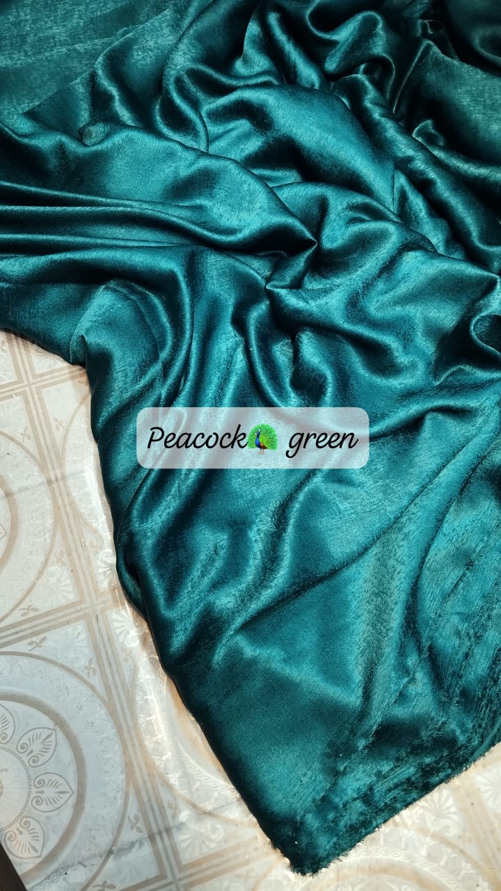 Chromatic colour marble silk (velvet silk)