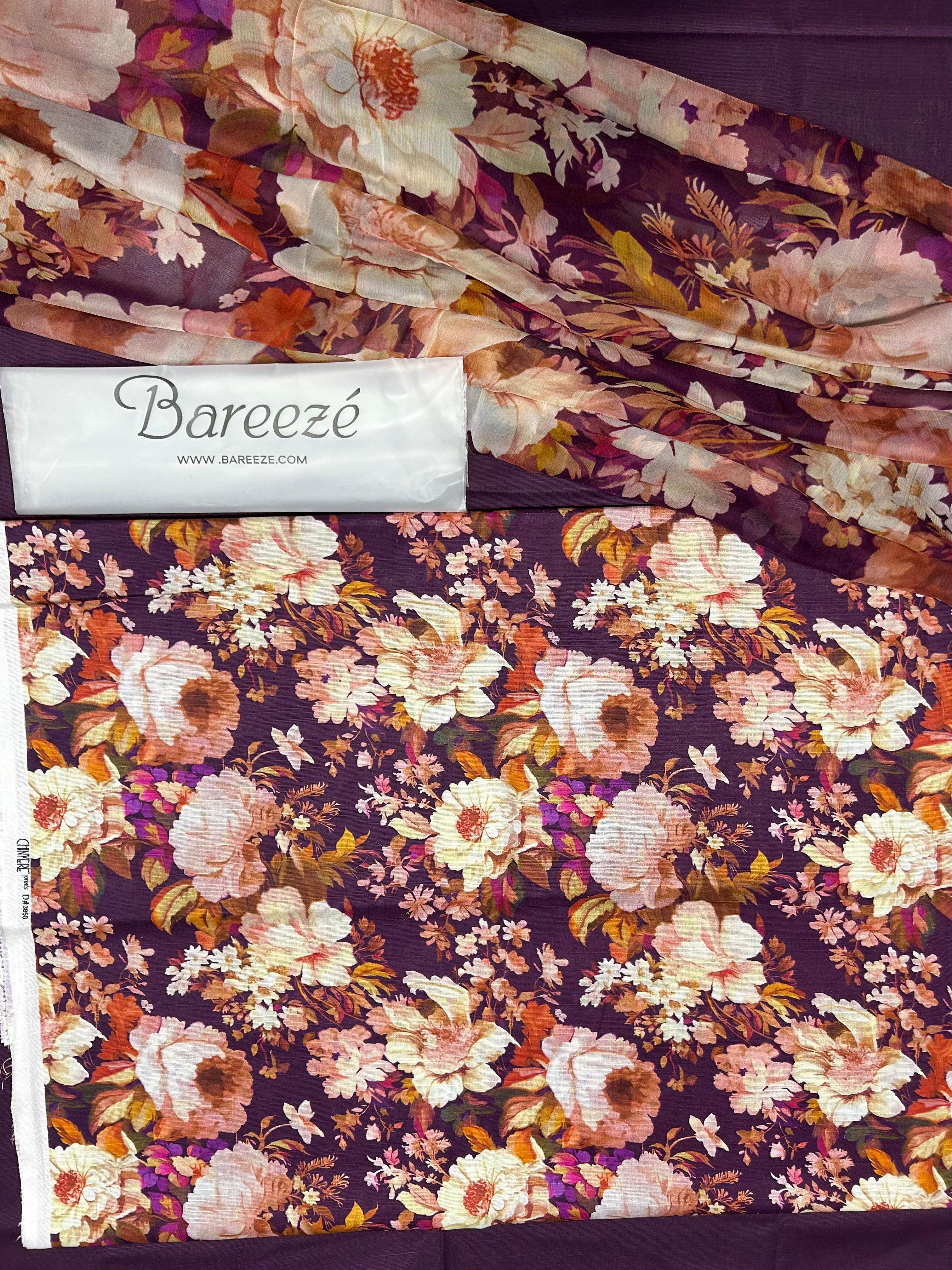 Bareeze khaddar printed suits - Andaz By Uneza Fazeel