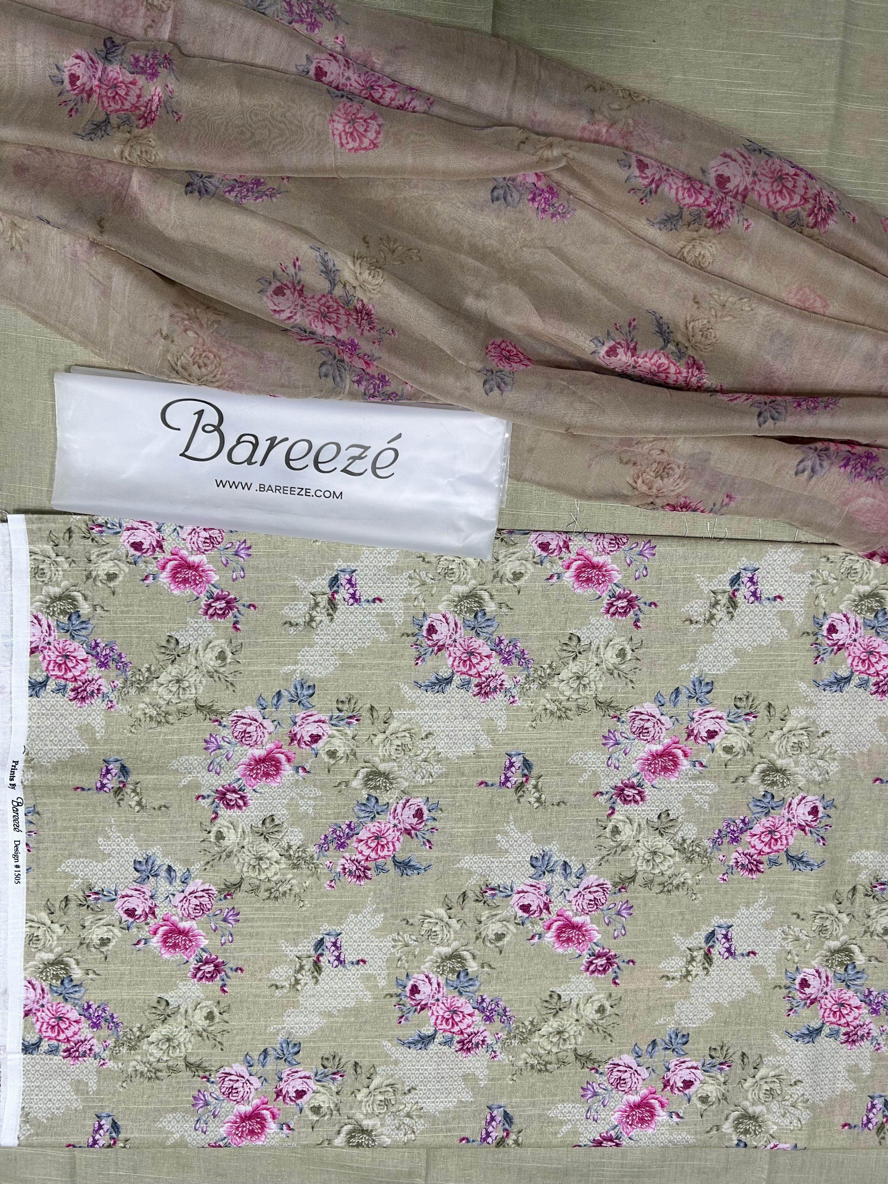 Bareeze khaddar printed suits - Andaz By Uneza Fazeel