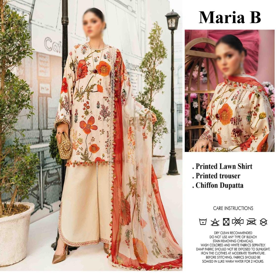 Maria b lawn collection 2025