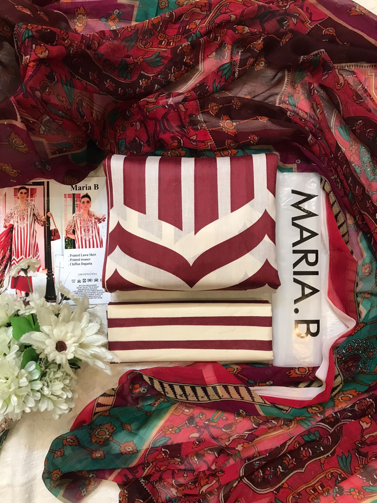 Maria b lawn collection 2025