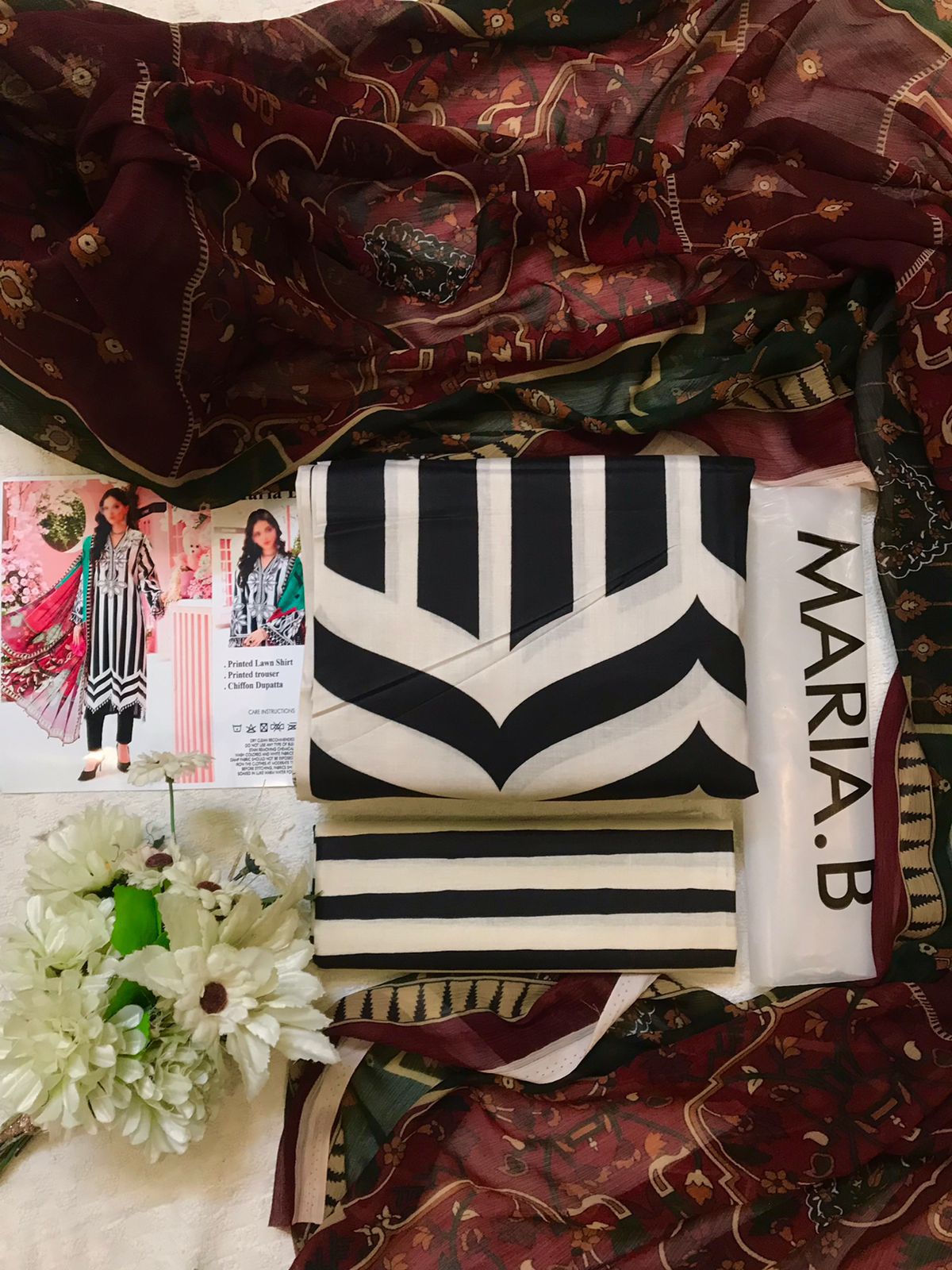 Maria b lawn collection 2025