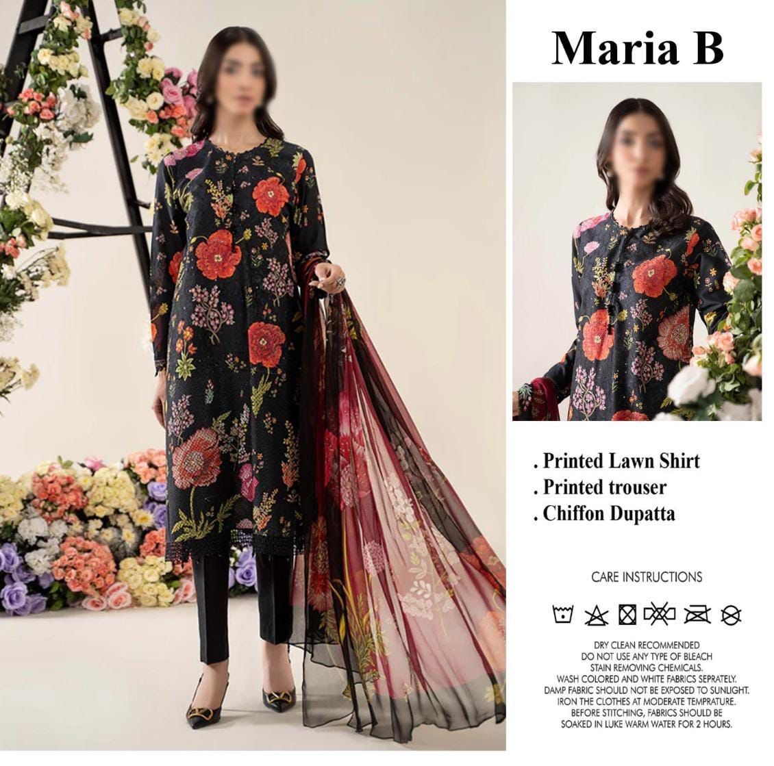 Maria b lawn collection 2025