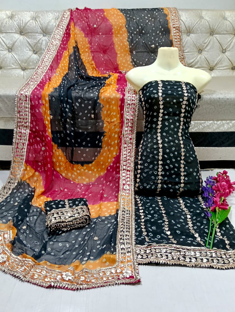 New arrival gotta work shirt dupatta with multi dupatta