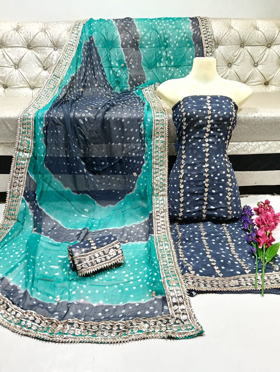 New arrival gotta work shirt dupatta with multi dupatta