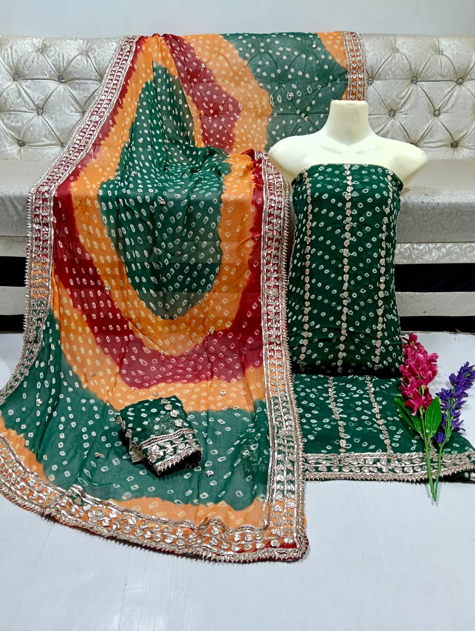 New arrival gotta work shirt dupatta with multi dupatta