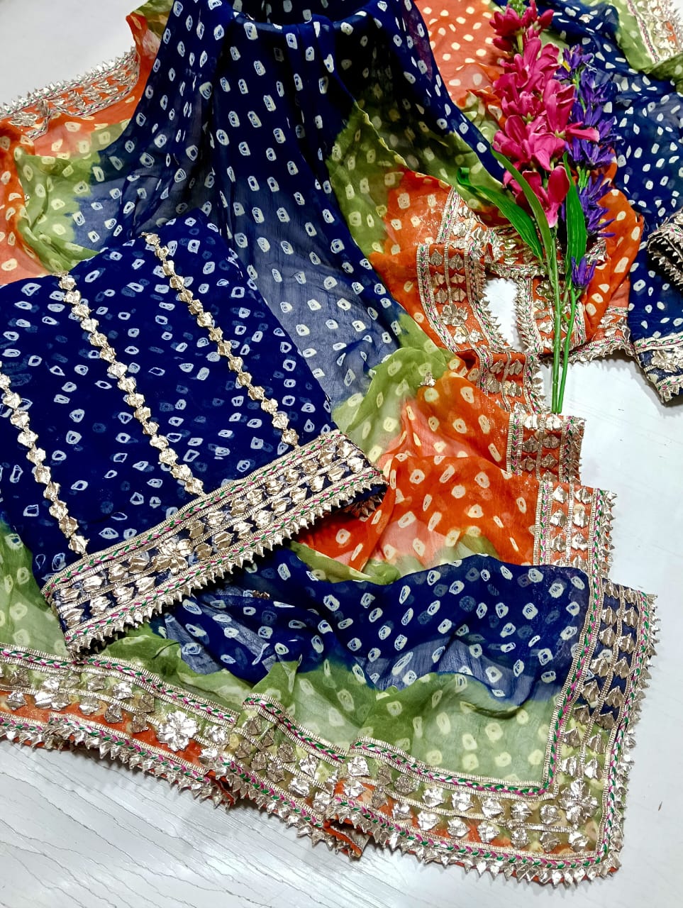 New arrival gotta work shirt dupatta with multi dupatta