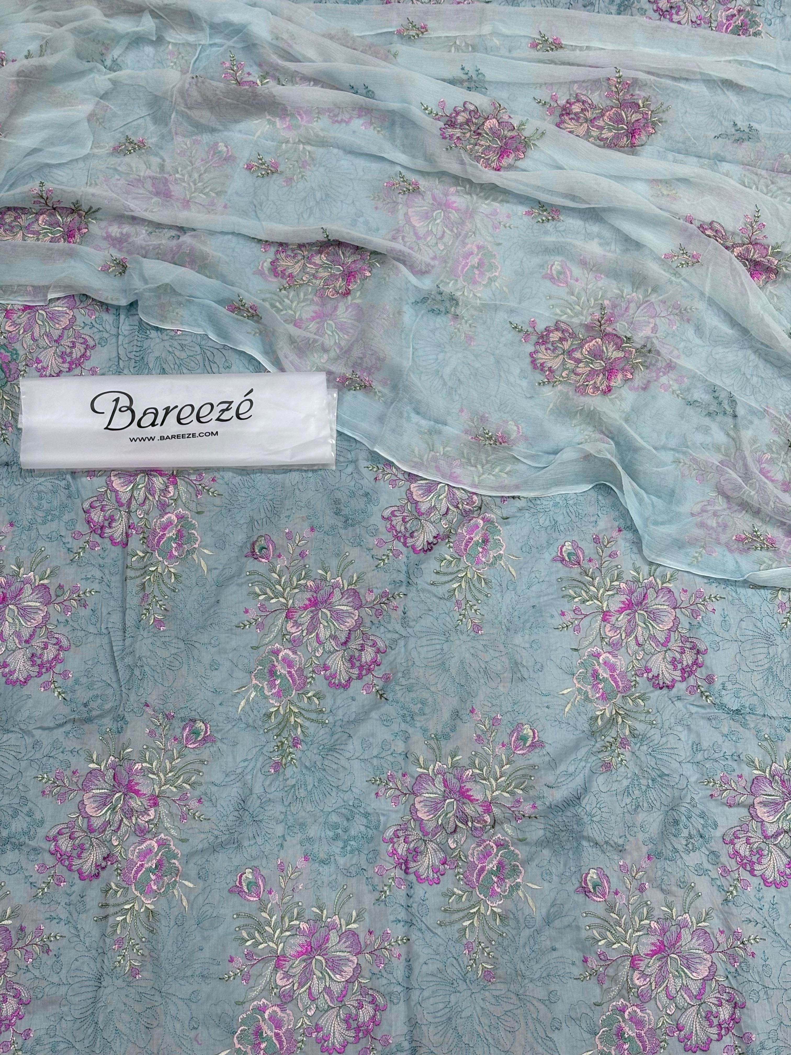 Bareeze lawn 3 pcs - Andaz By Uneza Fazeel