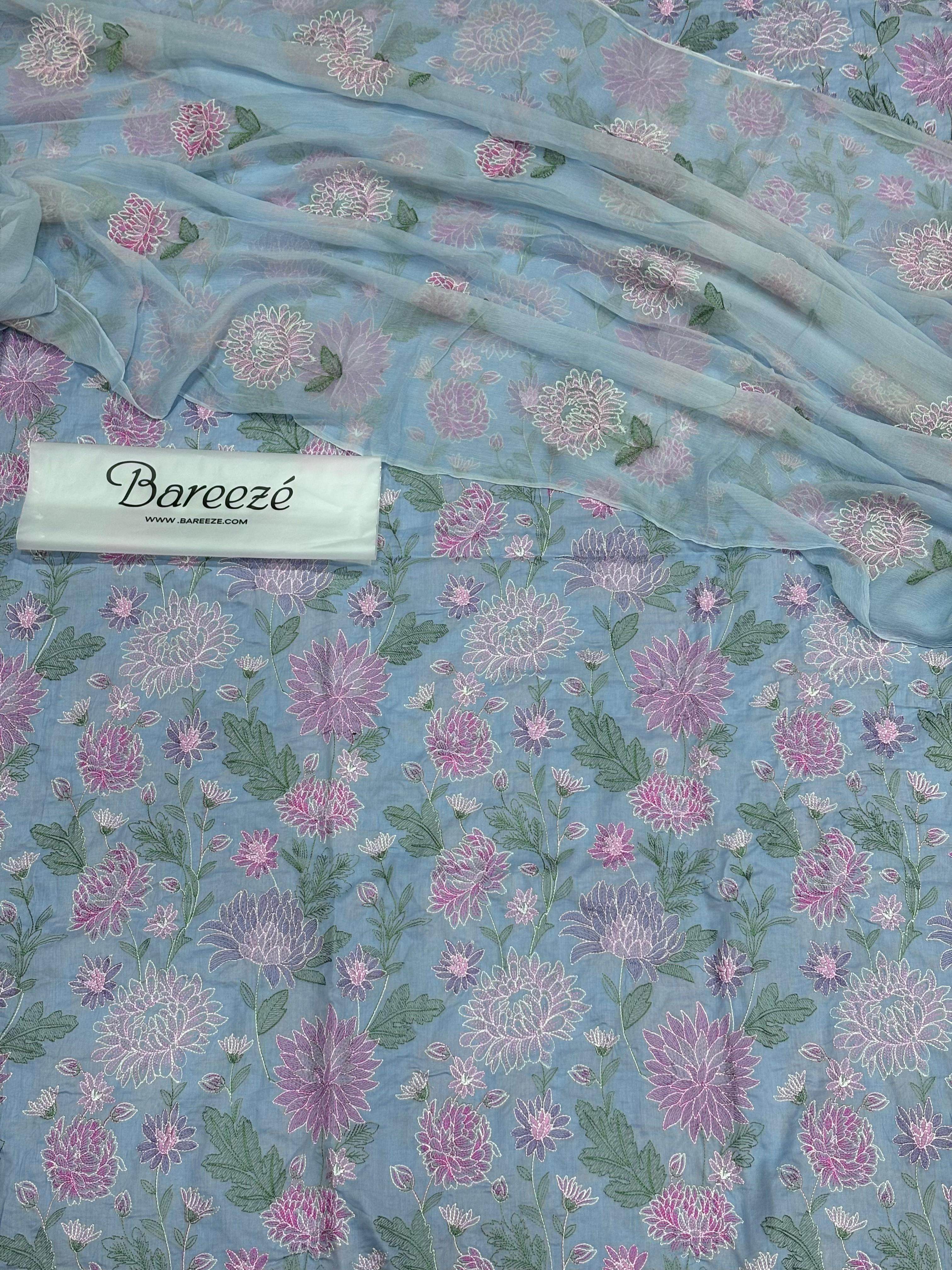 Bareeze lawn 3 pcs - Andaz By Uneza Fazeel