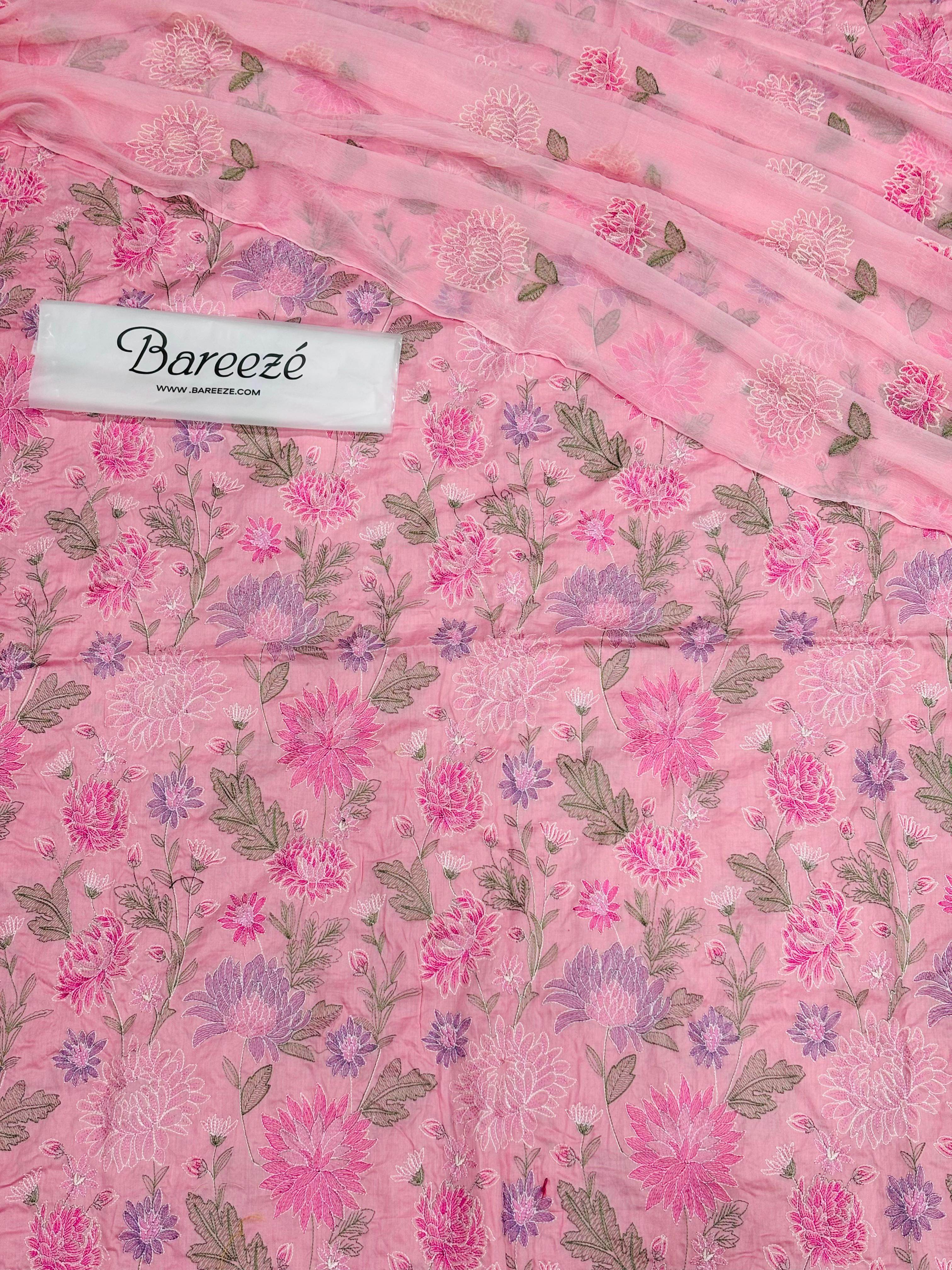 Bareeze lawn 3 pcs - Andaz By Uneza Fazeel