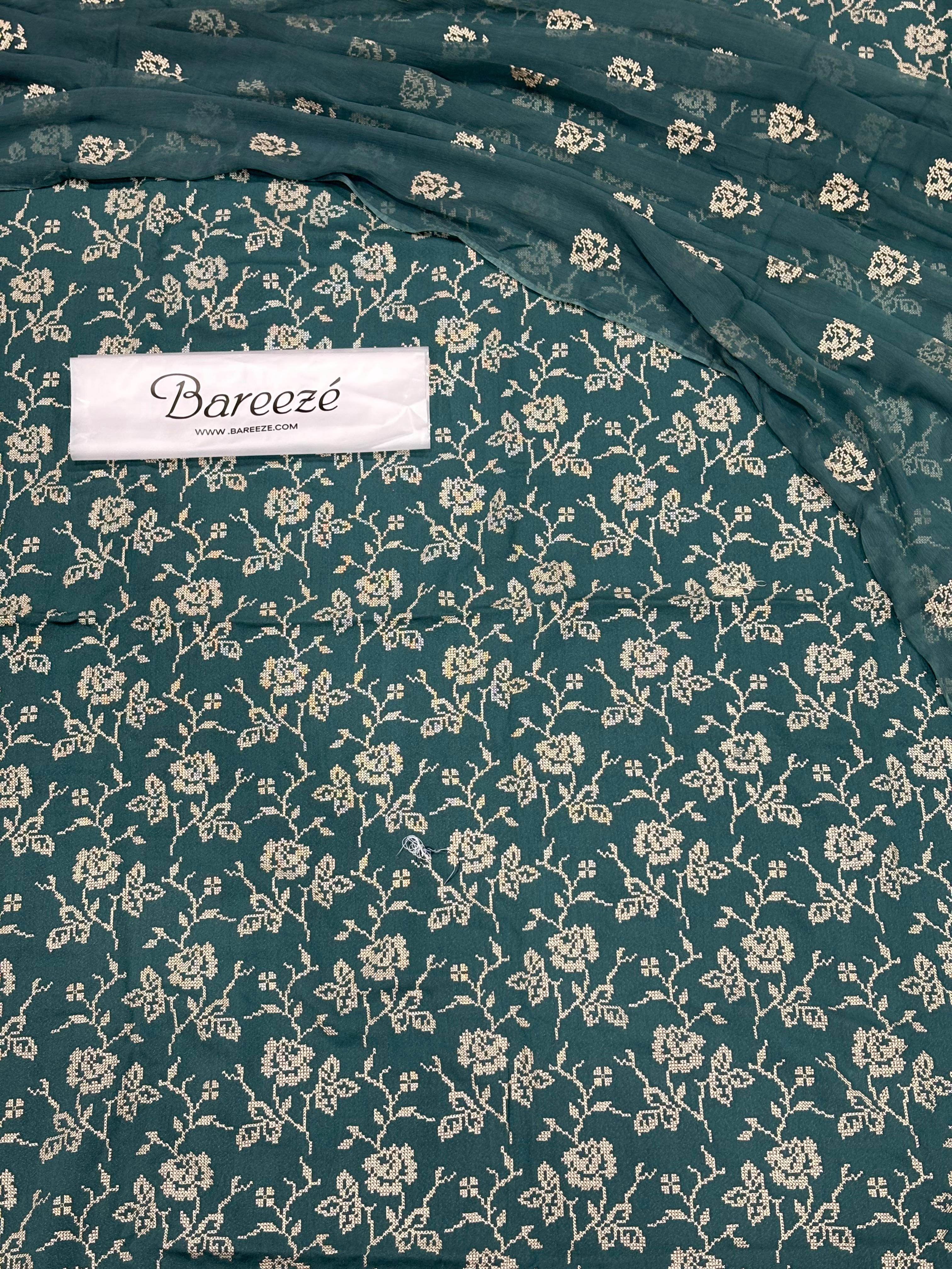 Bareeze karandi 3 pc - Andaz By Uneza Fazeel