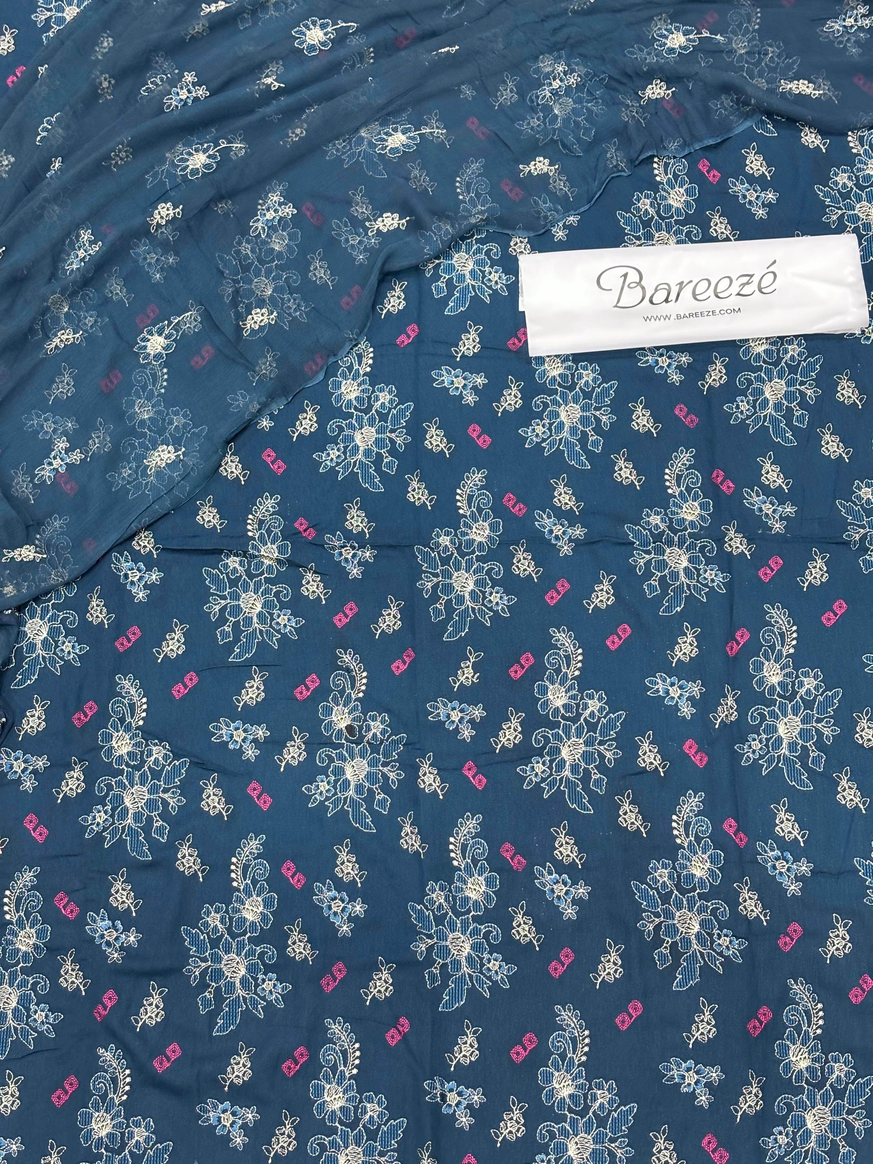 Bareeze karandi 3 pc - Andaz By Uneza Fazeel